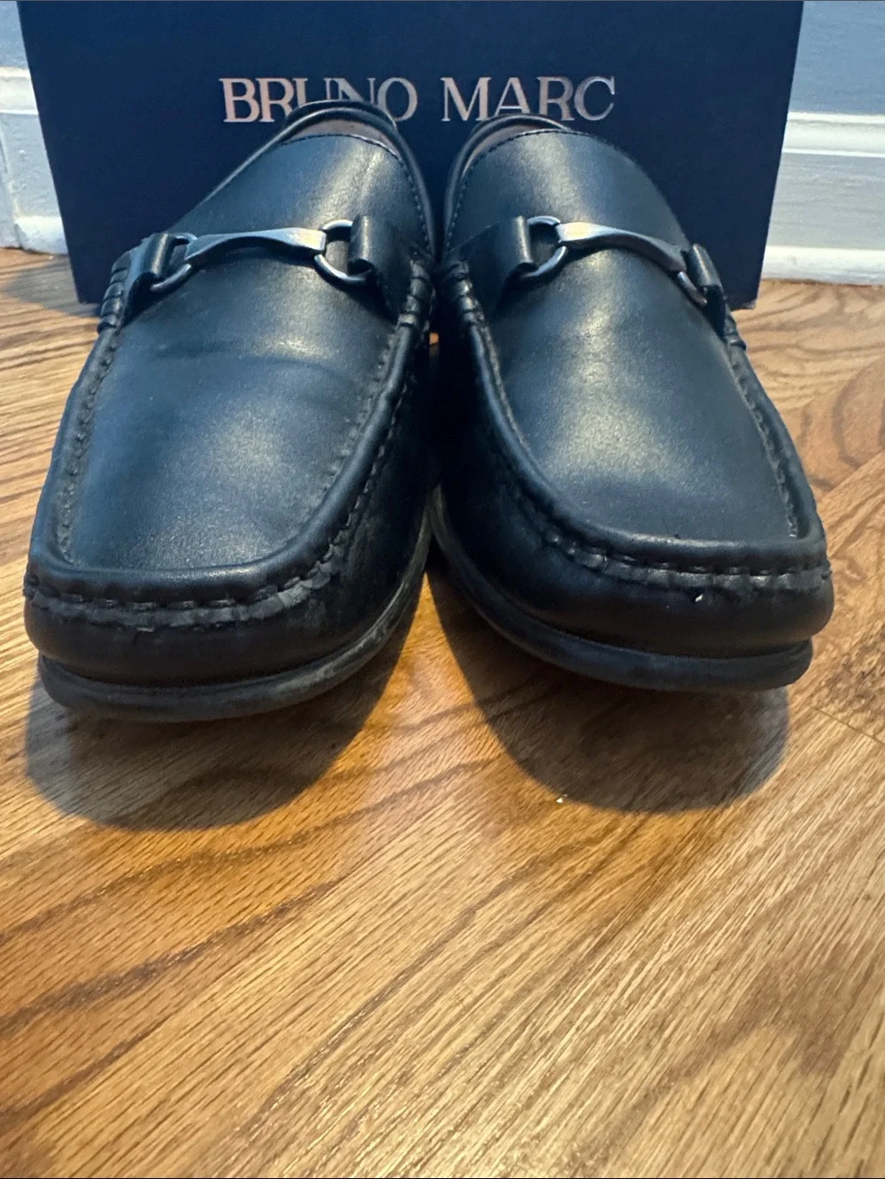 Bruno Marc Men's Dress Loafers Slip On Casual Driving Loafer sz 8 IOB